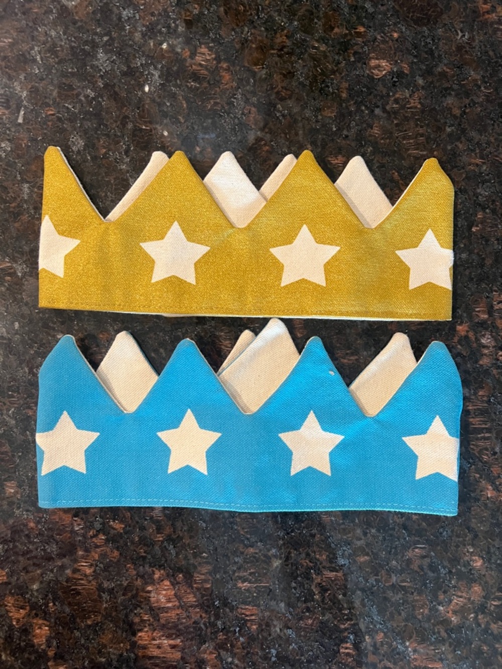 The Land of Nod / Love Lane designs Canvas Crowns for Toddlers S/2